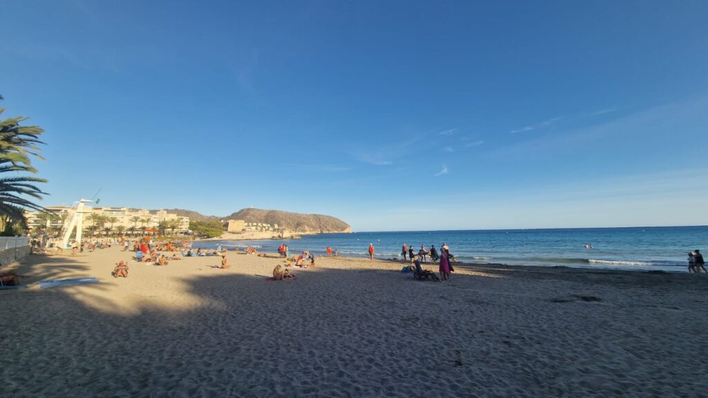 Moraira Beach afternoon