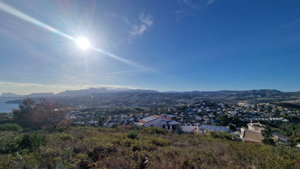 Views to South West from Abubilla plot