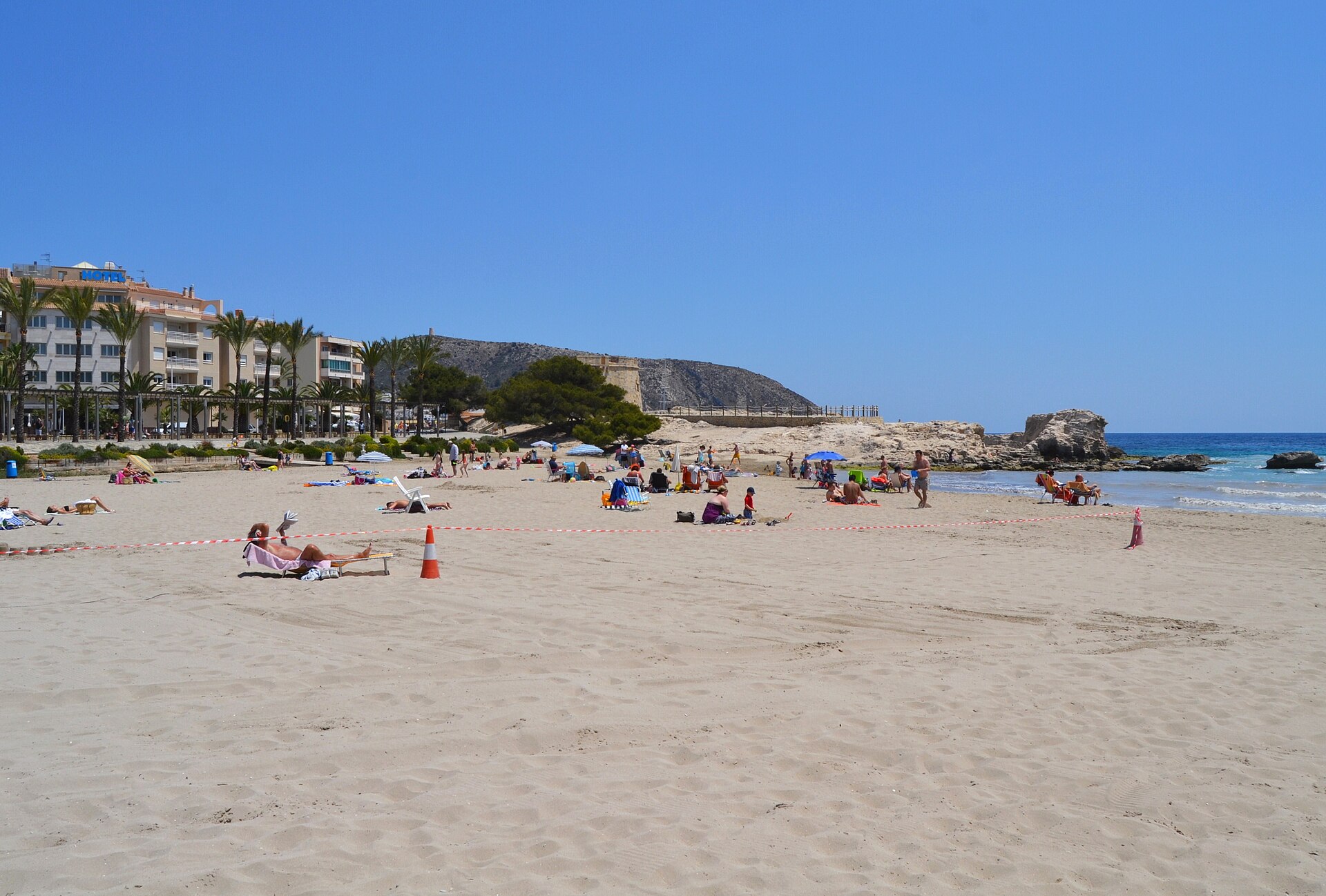 Playa de l'Ampolla in Moraira