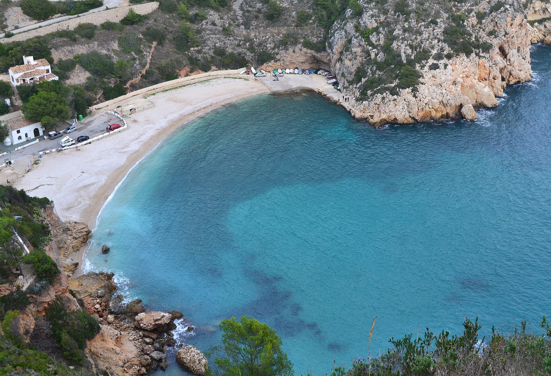 Cala de la Granadella en Xàbia (Jávea)